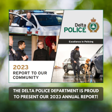 2023 Annual Report to Our Community, Delta Police, Community Policing, Community-First Policing