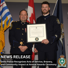 News Release Delta Police Awards 224