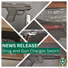 News Release Gun and Drug Charges