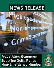 News Release Spoofed DPD Number