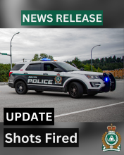 News release Template, shots fired update